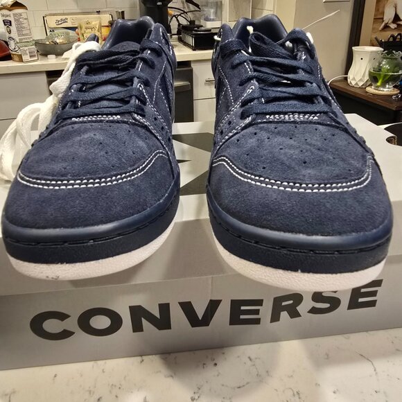 Converse AS-1 PRO OX Unisex Lifestyle Sneakers New Navy White A13460C Mens 10.5 - Picture 5 of 11